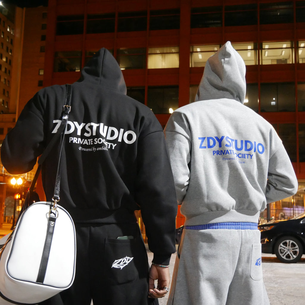 Mare Nostrum Check Zip Hoodie