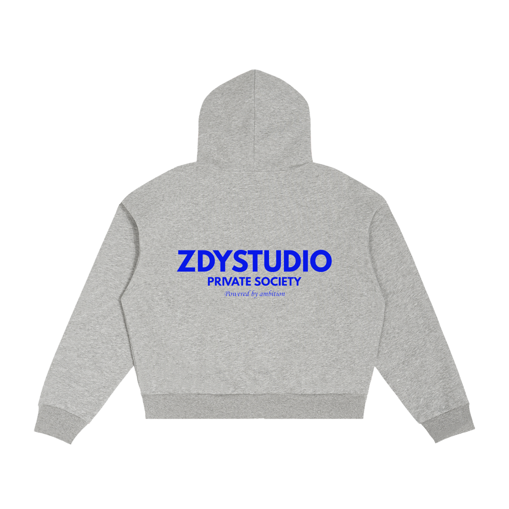 Mare Nostrum Check Zip Hoodie