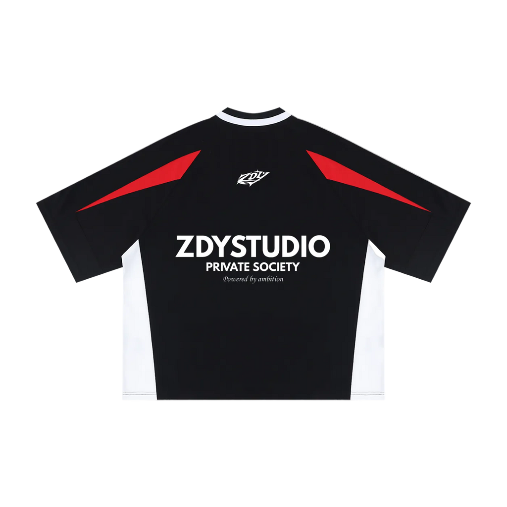 V-FORM TEE CRIMSON
