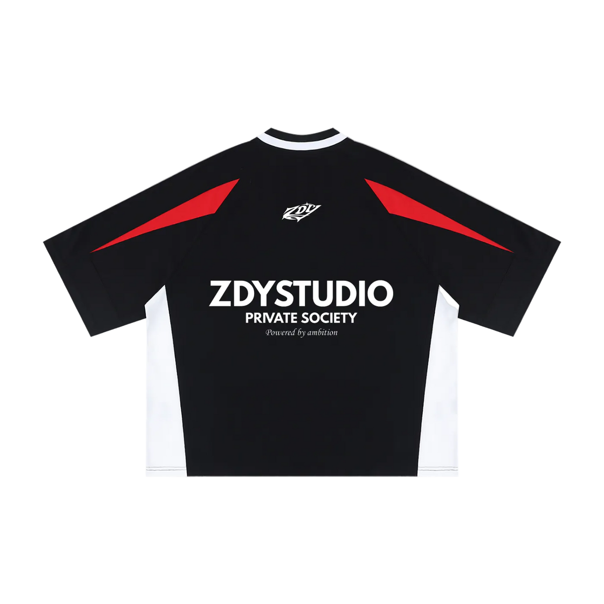 V-FORM TEE CRIMSON