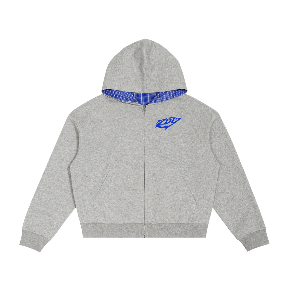 Mare Nostrum Check Zip Hoodie