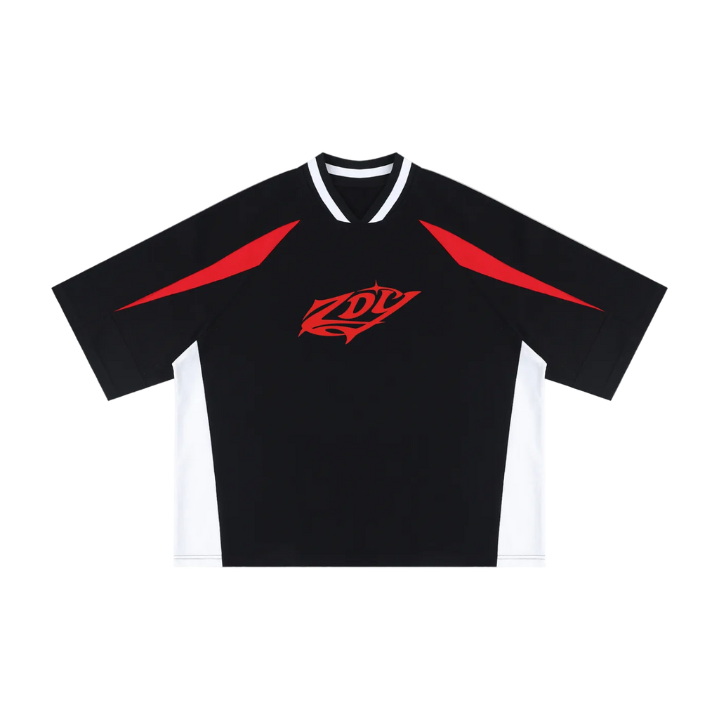 V-FORM TEE CRIMSON