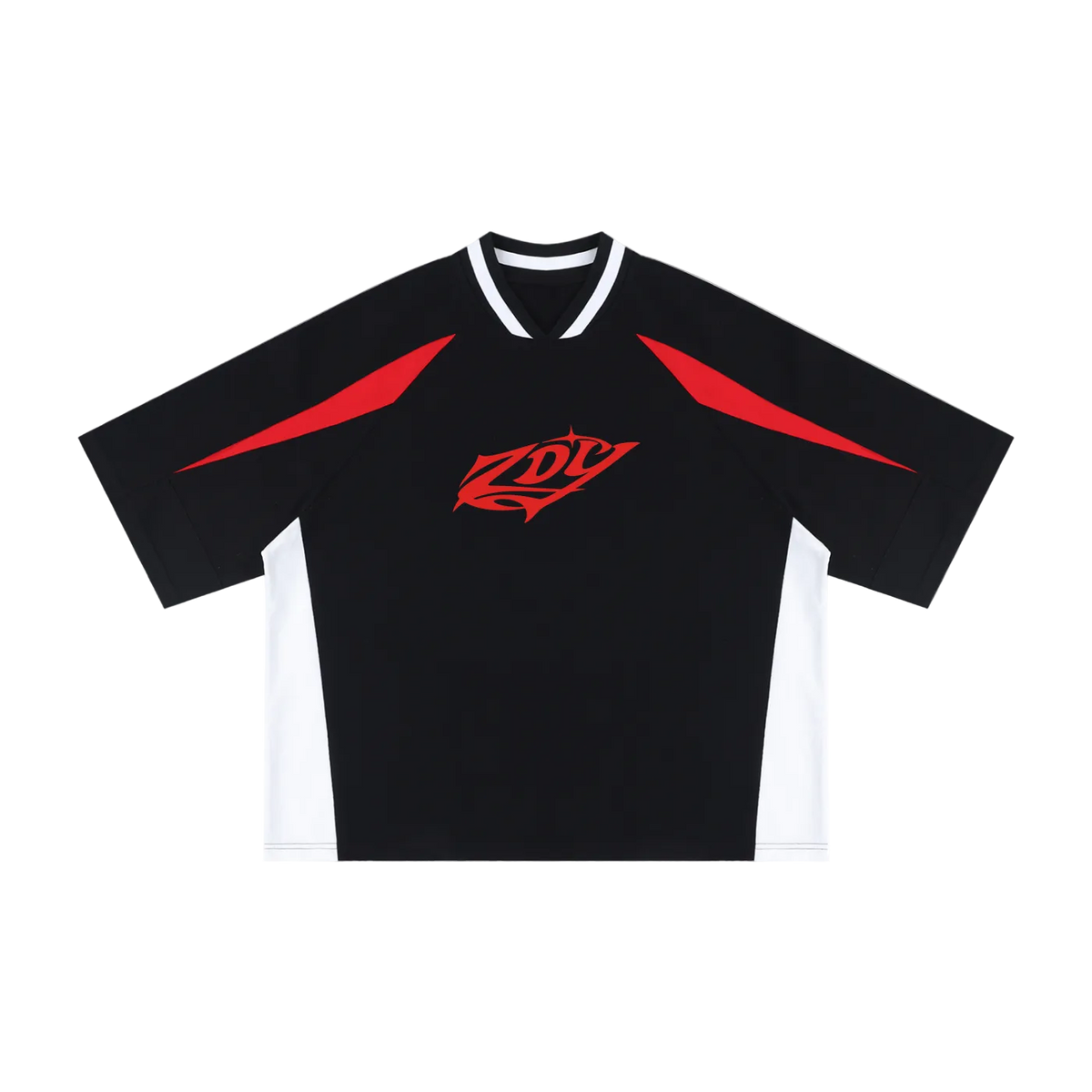 V-FORM TEE CRIMSON